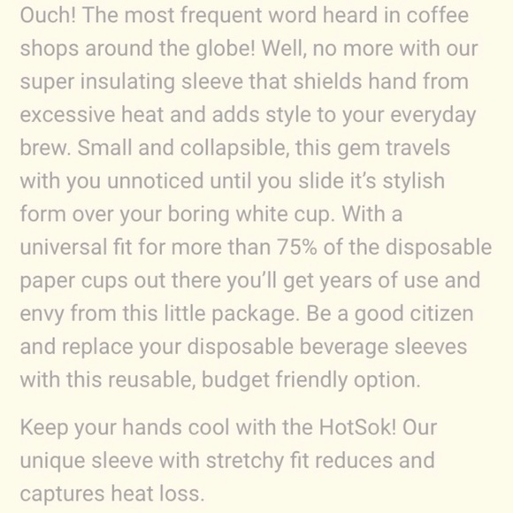 Javasok: helps keep hands safe from hot coffee - Picture 7 of 9